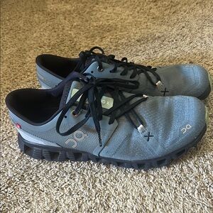 On Running Blue Athletic Shoes